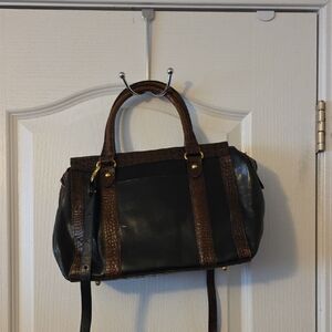 VINTAGE BRAHIM LEATHER HANDBAG